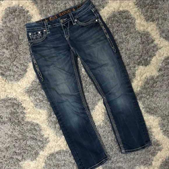 Rock Revival Vivian Cropped Jeans 